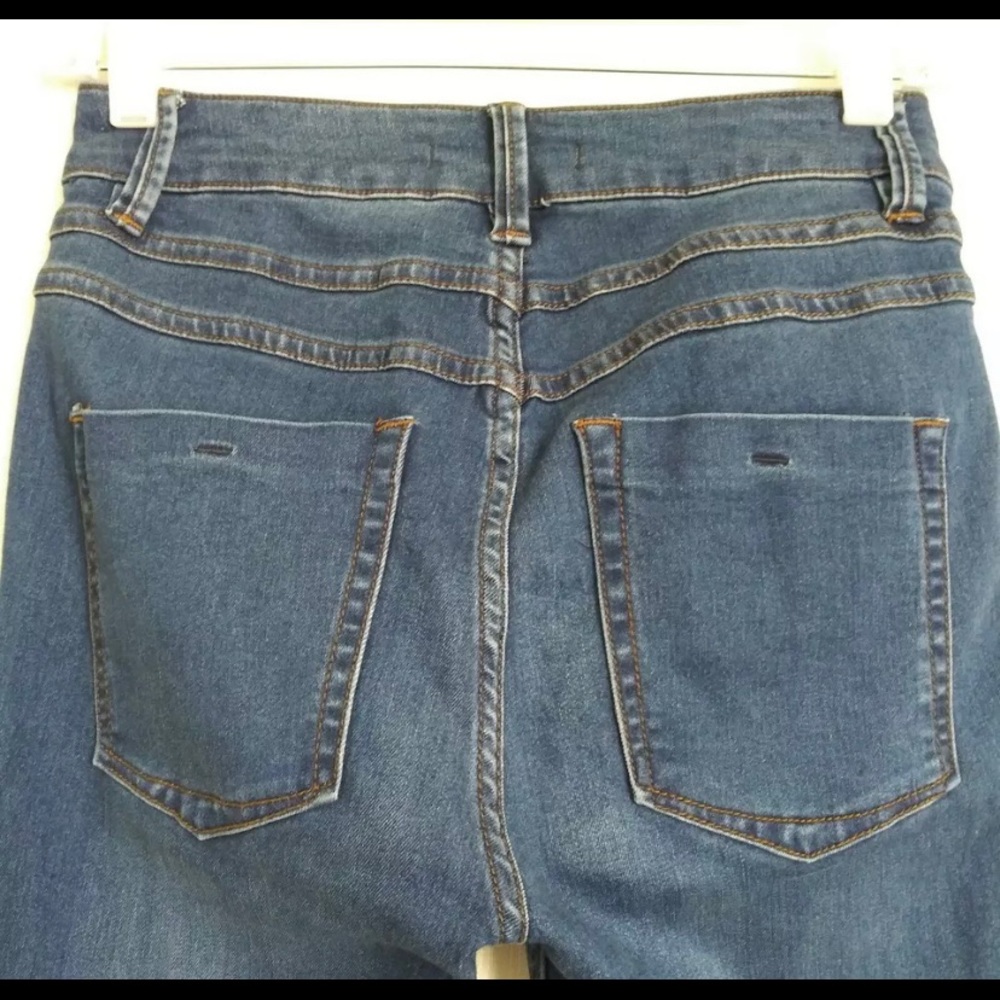 Free people high rise skinny jeans boho sz25 - Picture 6 of 9